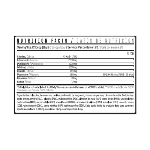 BCAA RELOAD 2.1.1 220G