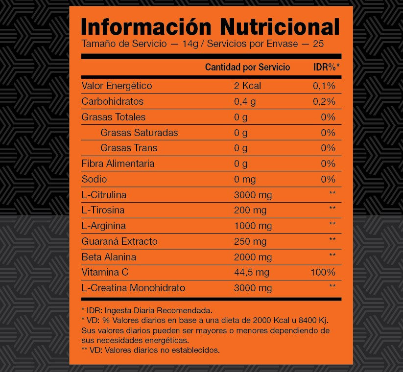 PRE WORKOUT  BIOACTION