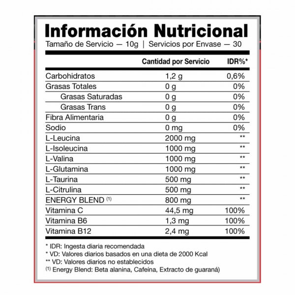 BCAA FUSION ENERGY 300G