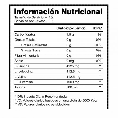 BCAA FUSION + GLUTAMINA 250G
