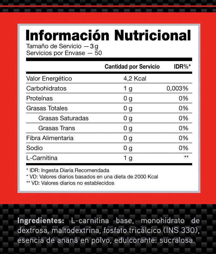 CARNITINA 150GRS