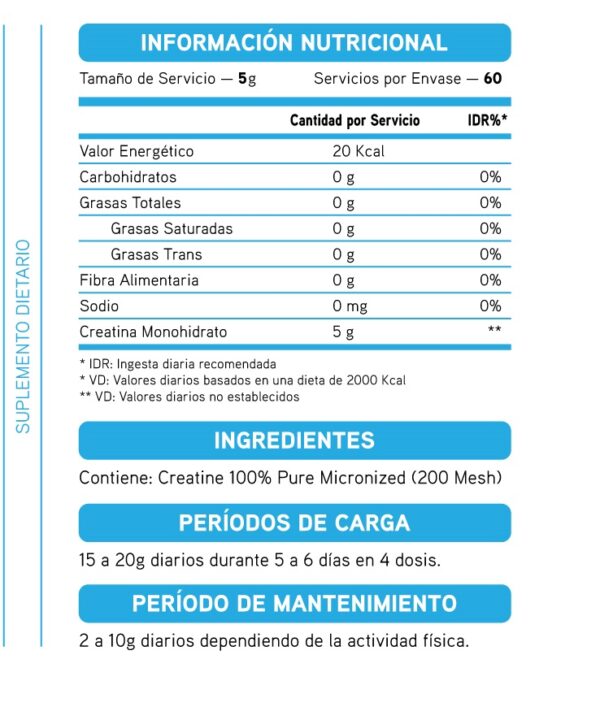 CREATINA MONOHIDRATO 300G