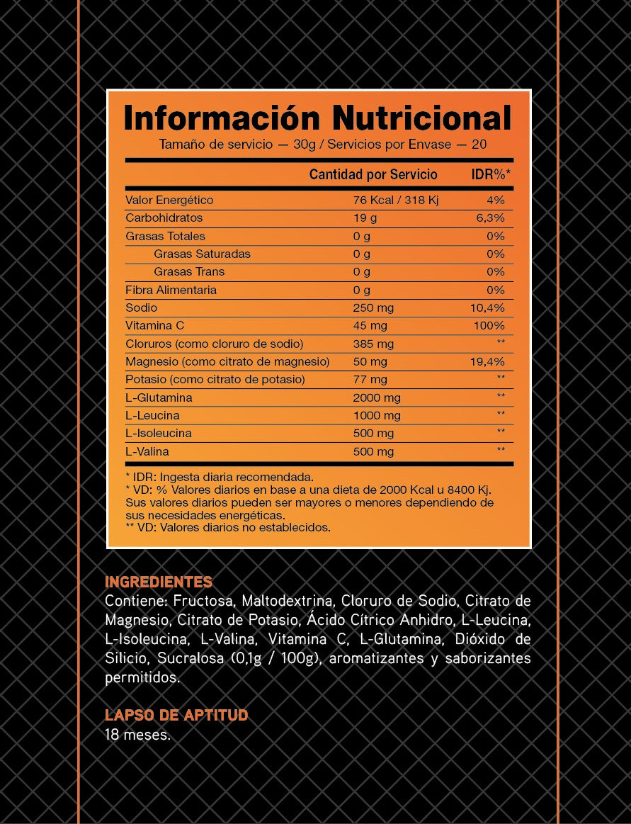 ISODRINK BEBIDA ISOTONICA 600G