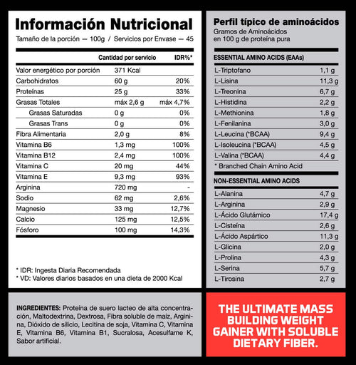 MASS FUSION 10LBS