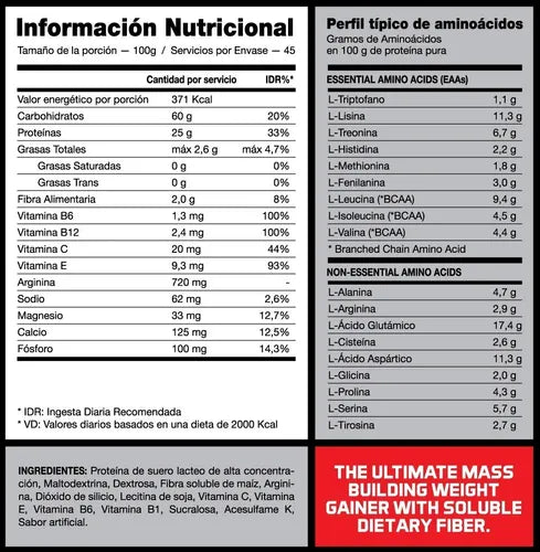 MASS FUSION 1.5KG
