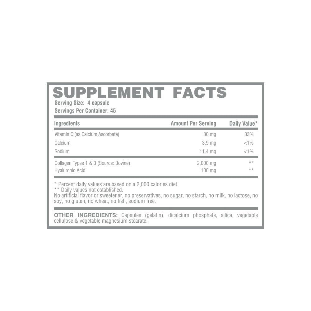 COLÁGENO HIDROLIZADO + VITAMINA C 100 CAPS