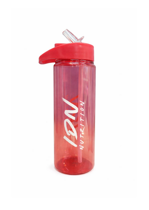 Botella Roja 750ml Flip Straw – IDN Nutrition