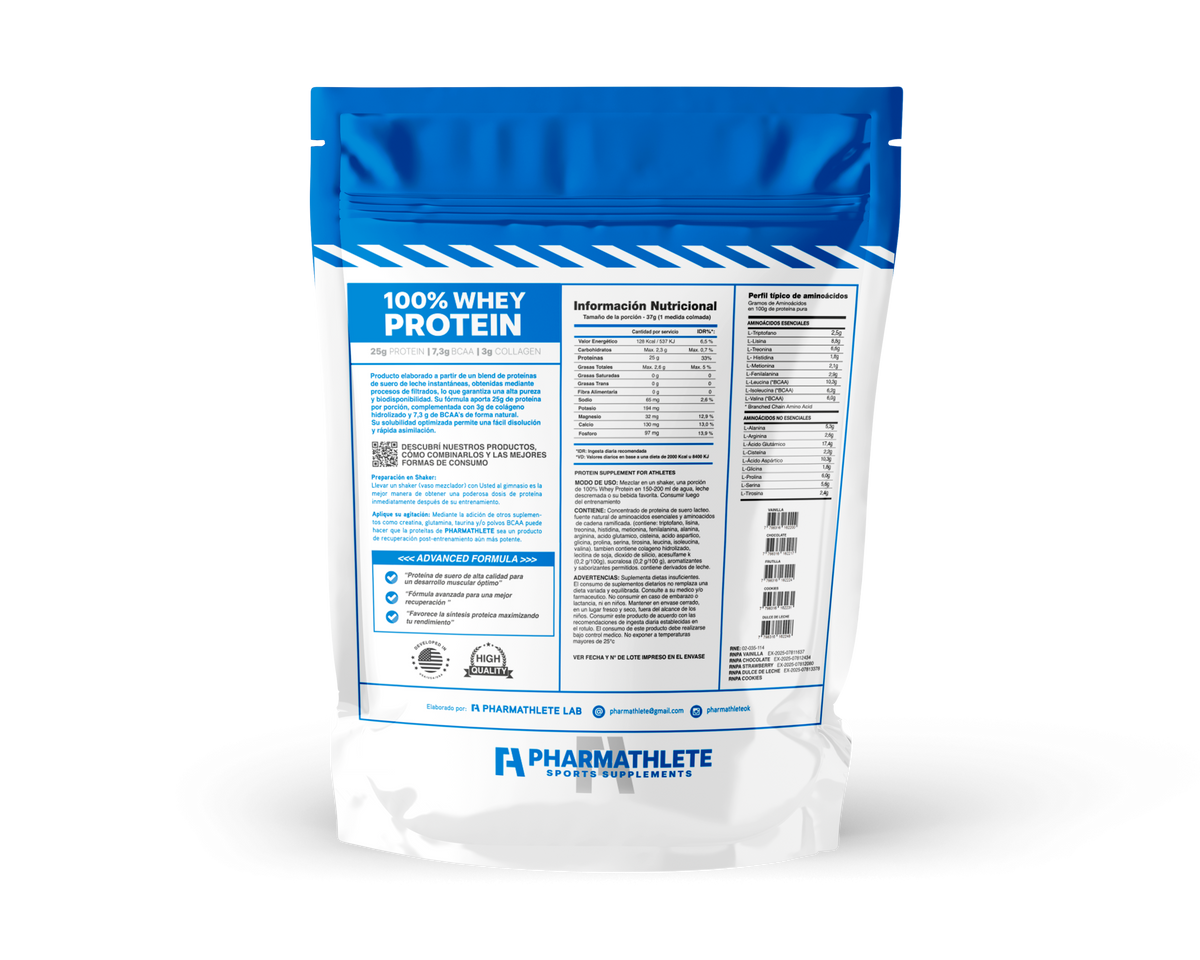 100% PURE WHEY PROTEIN - PHARMATHLETE