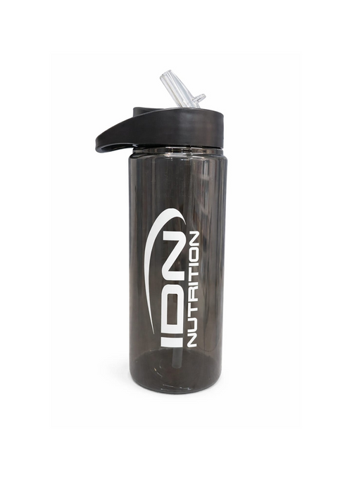 Botella Negra 750ml Flip Straw – IDN Nutrition